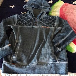 Buckle Black boys pullover hoodie